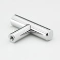 thumbnail image 2 of GlideRite  2-inch Solid Polished Chrome Cabinet Bar Knobs (Pack of 10 or 25) 10, 2 of 3