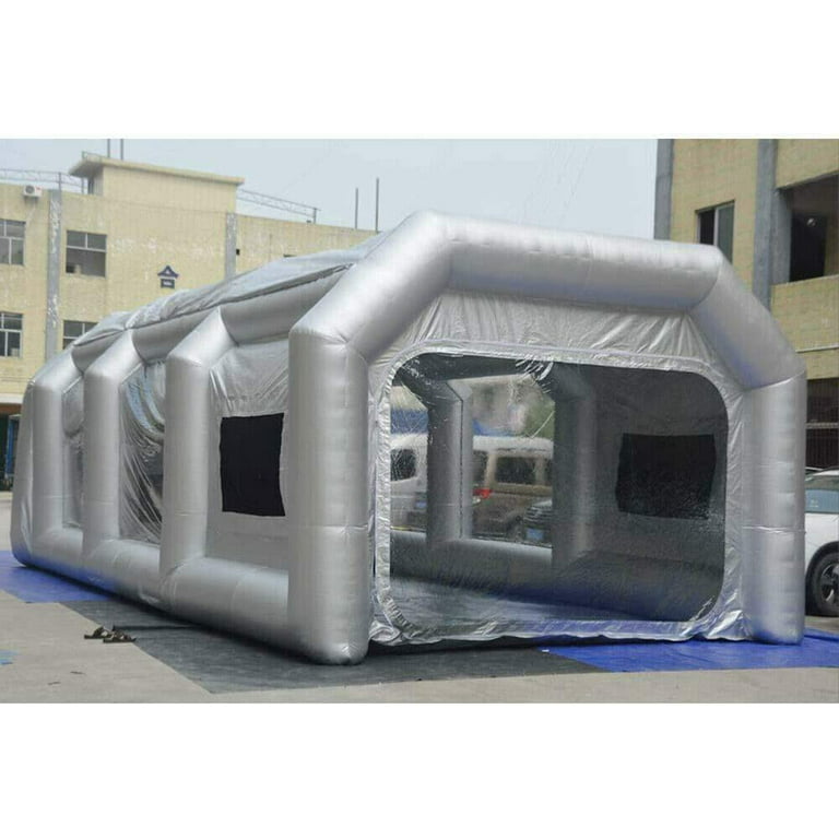 AW 20x10ft Extra Large Indoor Paint Booth Spray Airbrush Tent Home  Workstation for Model Furniture Car, Blue