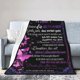 thumbnail image 2 of LHSHID Mothers Day Gift Blanket For Mother Birthday Gift For Mother Blanket With Warm Words Flannel Blanket 60x80in, 2 of 6