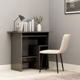 thumbnail image 1 of vidaXL Desk High Gloss Grey 80x45x74 cm Engineered Wood, 1 of 4
