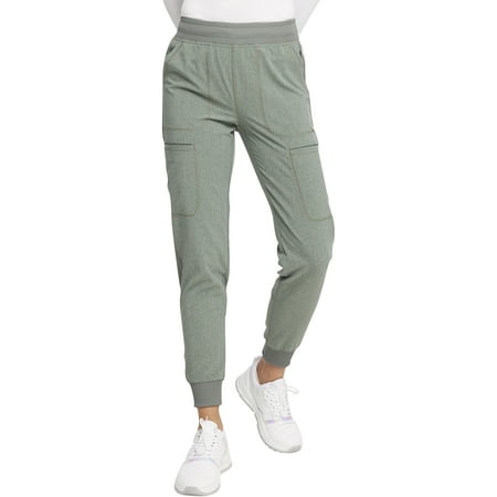 

Cherokee Infinity Scrubs Pant For Women Mid Rise Jogger CK080A S Spruce Heather