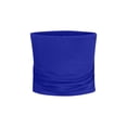 thumbnail image 5 of Tube Tops Womens Bandeau Summer Casual Crop Top Going Out Strapless Tank Basic Short Shirt Blue L, 5 of 7