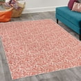 thumbnail image 2 of Floral Decorative Rug, Medieval Victorian Petals Baroque Blooms Swirls Flourish Spring Illustration, Quality Carpet for Bedroom Dorm and Living Room, 6 Sizes, Burnt Sienna, by Ambesonne, 2 of 4