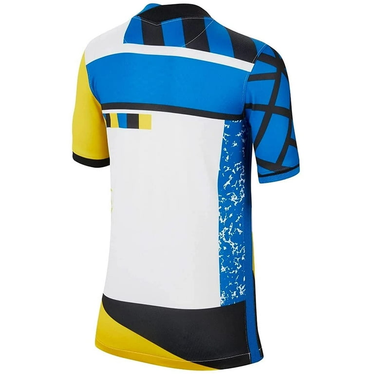 solamente hermosa Tratar Nike 2020-2021 Inter Milan Fourth Football Soccer T-Shirt Jersey Kids White  X-Large - Walmart.com