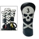 thumbnail image 2 of Cubierta de la cabeza del golf 2pcs, equipo UT No.3 del golfista del protector del protector de la cubierta de la cabeza del club, 2 of 9