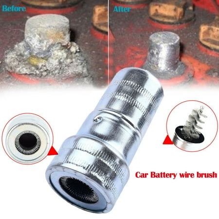 

Weerihhol Car Cleaning Battery Post Terminal Cleaner Dirt Brush Hand Tool