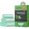 thumbnail image 6 of 1.2 Gallon Small Trash Bags Garbage Bags, Mini Compostable Strong Bathroom Wastebasket Can Liners trash Bags for Home Office Kitchen fit 5 Liter 5L,1 Gal,Green, 6 of 10