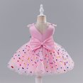 thumbnail image 2 of IDOPIP Toddler Baby Girls Shiny Butterfly Tutu Dress 3D Butterfly Princess Birthday Party Pageant Flower Girl Wedding V-Backless Dresses Photography Wedding Cake Crush 3-4 Years, 2 of 4