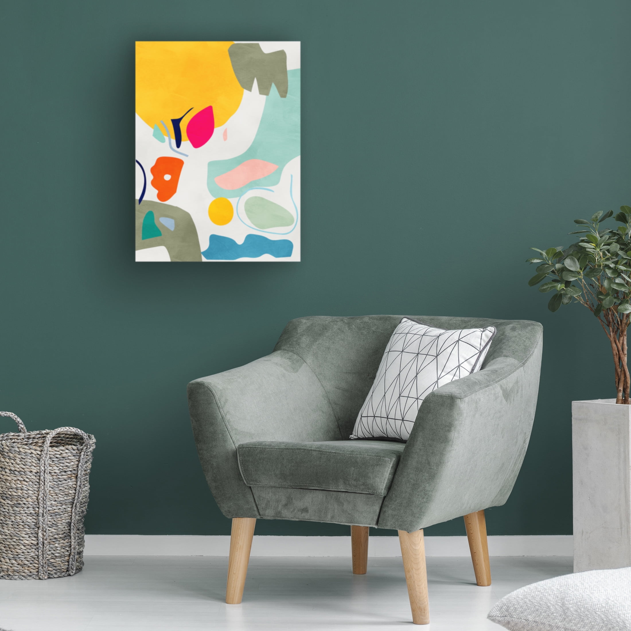 Trademark Fine Art Ana Rut Bre Landscape inspired cut out Canvas Wall Art