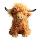 thumbnail image 1 of Peluche Vaca de las Tierras Altas de color marrón natural con sonido de mugido - 25 cm, 1 of 3