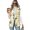 Cute Bee Daisy Pattern, variant on Chririnla Lightweight Women's Vest for Work Fall Winter, Midweight Wrinkle Resistant Women's Sleeveless Waistcoat Vest, Autumn Camouflage Pattern