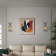 thumbnail image 2 of Juego de Apliques de Pared AimtoHome en Hierro Negro para Velas 40 cm, 2 of 6