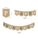 thumbnail image 4 of KAKOWELY Banderines con letras de FELIZ HANUKKAH, decoración de arpillera, banderines rústicos, suministros para fiestas, 4 of 4