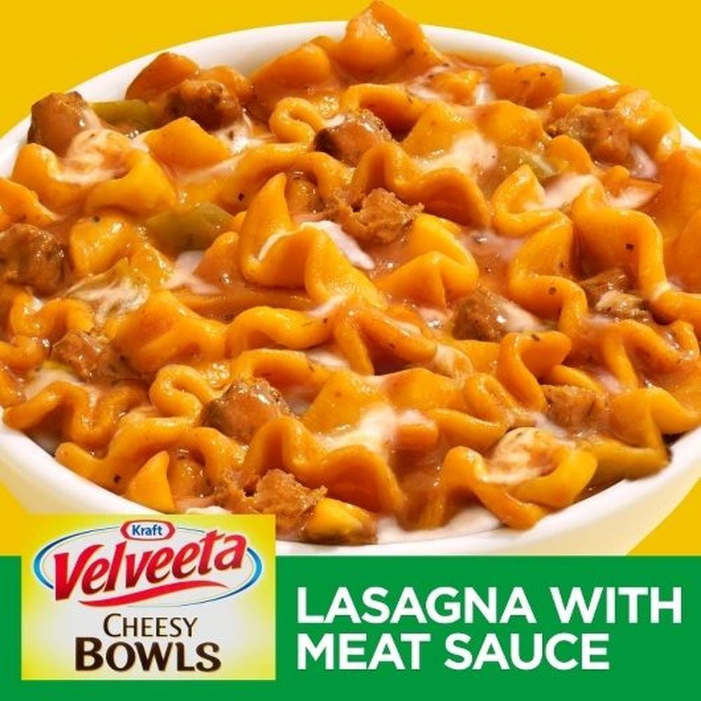 Velveeta Singles Cheesy Skillet Lasagna with Meat Sauce, 9 Ounce -- 6 per case.