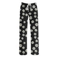thumbnail image 6 of Fewfanhot Women's Pants Casual Lounge Pants Bow Printed Pajama Bottoms with Pockets Drawstring, 6 of 6