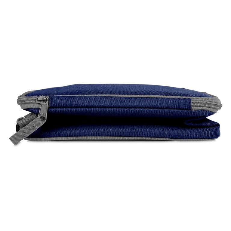PackIt Freezable Upright Lunch Box, Large, Dusty Navy & Gray photo 3