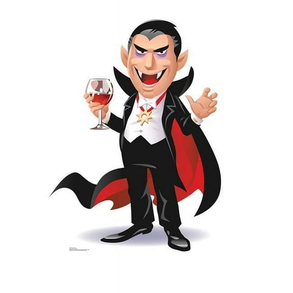Cartoon Dracula Cardboard Standup