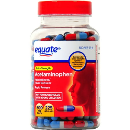 equate Analgésique Rapid Release, 225ct