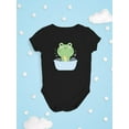 thumbnail image 3 of Cute Little Frog Bubble Bath Bodysuit Infant -Image by Shutterstock,  12 Months, 3 of 4