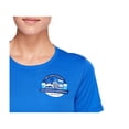 thumbnail image 4 of ASICS T-Shirt Graphique Marathon pour Femmes, Bleu, Très Petit, 4 of 4