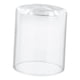 thumbnail image 5 of Pantalla de lámpara de cristal transparente, cubierta decorativa, pantalla cilíndrica, lámpara colgante, lámpara colgante para habitación de luz, 12cmx15cm, 5 of 8