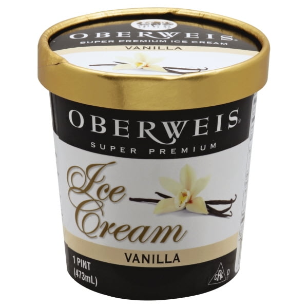 Oberweis Super Premium Vanilla Ice Cream 1.0 pt