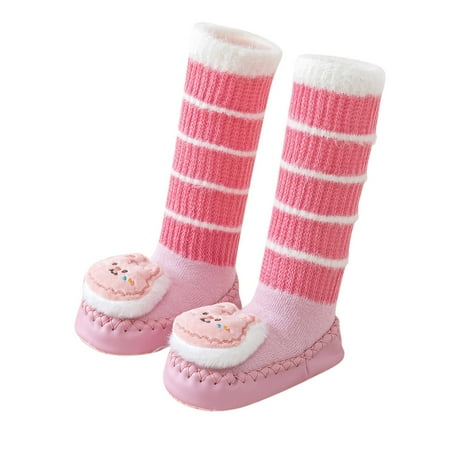 

Children Toddler Shoes Autumn And Winter Boys And Girls Cute And Comfortable Long Sock Shoes Flat Bottoms Non Slip And Warm