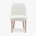 thumbnail image 2 of WestinTrends Mid-Century Modern Upholstered Boucle Dining Chair, Cream (Set of 2), 2 of 12