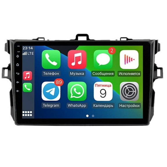 Car Radio for Toyota Corolla 2009-2013 Android 13 Car Navigation 9 Inches Built-In Carplay Android Auto / 2 32g Car MP5 Player with Rearview Camera