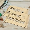 thumbnail image 3 of S SERENABLE Happy Birthday Wooden Card Plaque Decorative Board Ornament Table Sign for Cash Gift for Girlfriend Adult Friend 10.6inx7.5in, 3 of 8