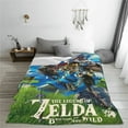 thumbnail image 6 of The Legend Of Zelda Throw Blanket Couch Bed Sofa Soft Lightweight Warm Cozy Flannel Fleece Bed Blanket For Kids Adults Gift Multiple Sizes Available 40"X30", 6 of 8
