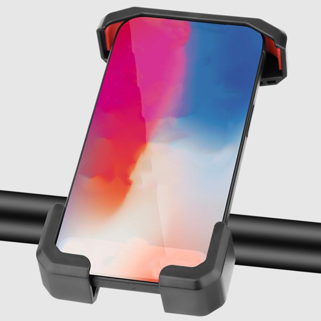 JMYHOAM Bike Phone Mount Bicycle Mobile Phone Rack Outdoor Cycling Navigation Bicycle Electric Bike Three Claw Shock Absorbing Mobile Phone Rack Handlebar Style Camping tools