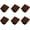 T-type, variant on Gamvdout Furniture Knobs 6Pcs Single Hole Wooden Handles Wardrobe Cabinet Door Handles Children'S Room Cabinet Door Handles Drawer Handles T Type