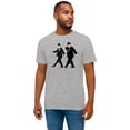 thumbnail image 2 of Laurel & Hardy Dancing Classic Comedy T-Shirt, 2 of 6