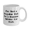 thumbnail image 2 of amangny Brilliant Russian White Cat Gifts, I'm Not a Regular Dad. I'm a Russian White Cat, Cool 11oz Mug For Friends From Friends, Funny mugs, Gift mugs, 11oz mugs, mugs, 2 of 2