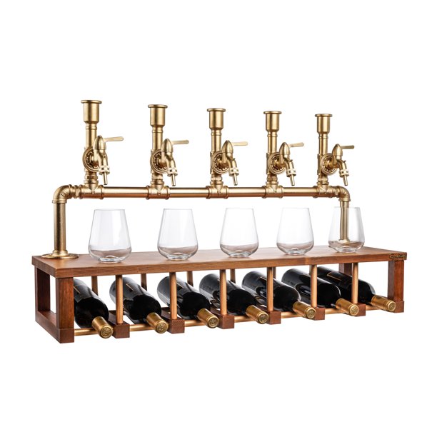 Sprightly Wine and Liquor Dispenser for Home Bar, Alcohol Liquor Bottle