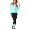 thumbnail image 3 of Aeropostale Womens LLD Colorblock Athletic Track Pants, Green, Juniors, X-Small, 3 of 3