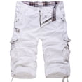 thumbnail image 4 of Pantalones capri de talla grande para hombre, pantalones capri de verano para hombre, pantalones cortos casuales, 4 of 5