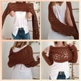 thumbnail image 4 of Dalrosia Scarf with Sleeves for Women, 2024 New Knitted Cable Wrap, Scarves with Sleeves Women, Lady Fashion Sleeve Wrap Scarf, 4 of 4