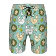 thumbnail image 4 of Naloa Chicken Laying Eggs Men's Beach Shorts, Surfing shorts, Swim trunks, Quick Dry Swim Trunks for Surfing Beach Fun - Medium, 4 of 9