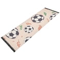 thumbnail image 2 of Football and Leaf Runner Area Rug 2x6 Soft Non-Slip Washable Bedside Carpet for Hallway Bedroom Living Room Home Decor, 2 of 8