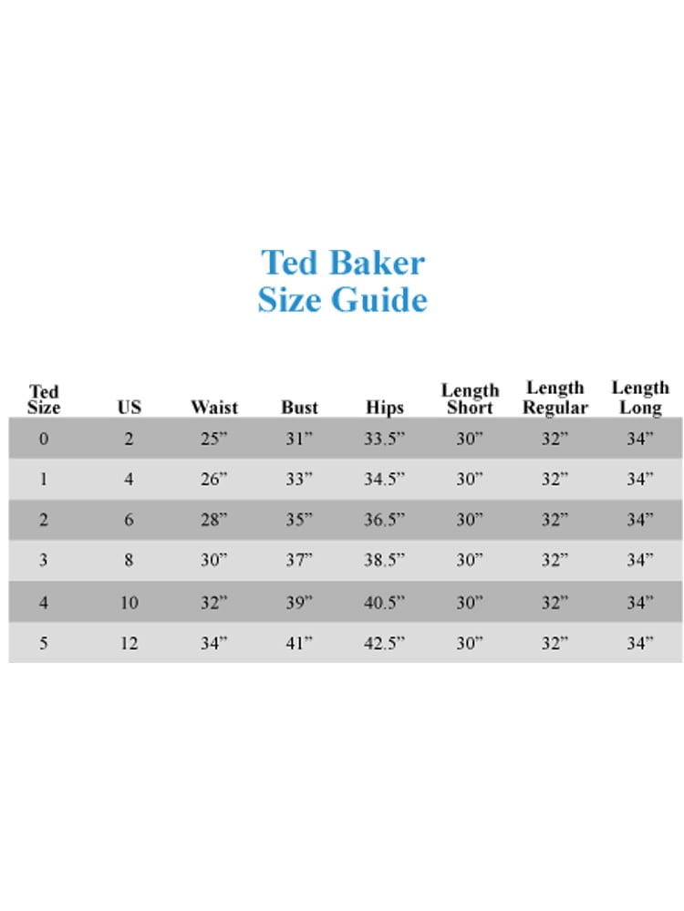 Ted Baker Shoes Size Chart