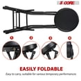 thumbnail image 5 of 5Core Guitar Stool w Comfortable Padded Seat Foot Rest Guitar Holder w 300 Lbs Capacity, 5 of 12