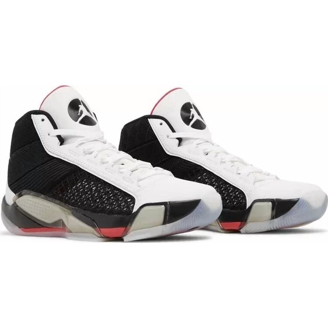 A i r-Jor-dan XXXVIII Men's Multi Size White/Black-Siren Red DZ3356-106 Fast Ship