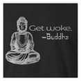thumbnail image 2 of 9 Crowns Tees Men's Zen Get Woke Graphic Shirt (Woke Mens Black, X-Large), 2 of 4