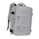 thumbnail image 2 of Mochila de viaje Bolsa de lona Adultos Mochila para computadora portátil para aviones Viajes de negocios Gris, 2 of 8