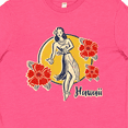 thumbnail image 4 of Inktastic Retro Hula Girl Youth T-Shirt, 4 of 5