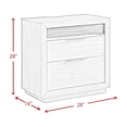 thumbnail image 3 of Picket House Furnishings Cadia  2-Drawer Nightstand with USB in Grey, 3 of 3