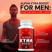 Alpha Xtra Boost for Men Capsules - AlphaXtraBoost Vitamin Complex Pills, AlphaXtra Boost All Natural, 60 Capsules