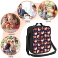 thumbnail image 5 of Honeii Turkey And Thanksgiving Print Insulated Lunch Bag, Reusable Lunch Box for Adult, Leakproof Cooler Bag for Work Office Travel Picnic, 5 of 7